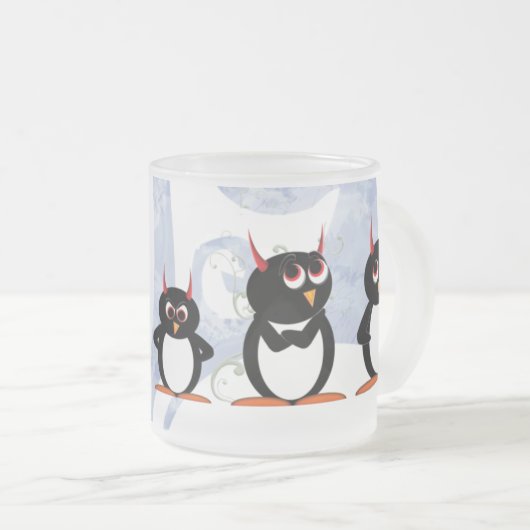 Tasse de défilé de pingouin (Devant droit)