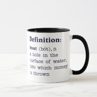 Tasse de définition de bateau
