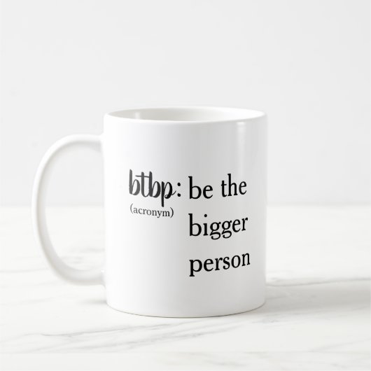 Tasse de définition de BTBP (Gauche)
