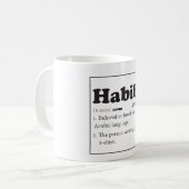 Tasse de définition de dictionnaire de Habibi (Devant gauche)