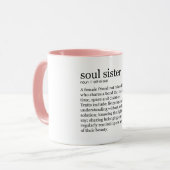 Tasse de définition de dictionnaire de soeur d'âme (Devant gauche)