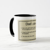 Tasse de définition de papa (Devant gauche)