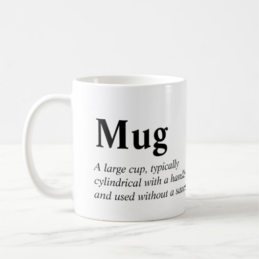 Tasse de définition de tasse (Gauche)