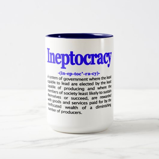 Tasse de définition d'Ineptocracy (Centre)
