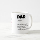 Tasse de définition drôle de papa (Devant droit)