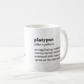 Tasse de Defintion d'ornithorynque (Devant droit)