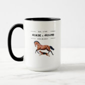 Tasse de Delgany de cheval et de chien (Gauche)