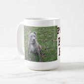 Tasse de délivrance de pitbull de partie de Pitty (Devant gauche)