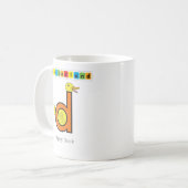 Tasse de densité double de Letterland | (Devant gauche)