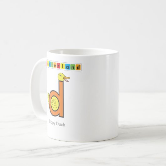 Tasse de densité double de Letterland | (Devant gauche)