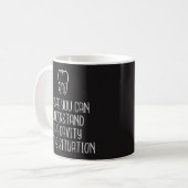 Tasse de dentiste - "cavité de la situation" - (Devant gauche)