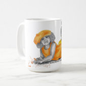 Tasse de Denver de soeurs de jaune orange (Devant gauche)