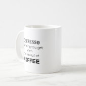 Tasse de Depresso (Devant gauche)