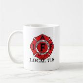 Tasse de Dept. IAFF Local 718 du feu de Boston (Gauche)
