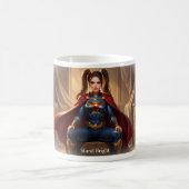 Tasse de design avec héroïne audacieuse debout (Centre)