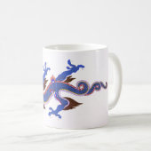 Tasse de design de dragon japonais (Devant droit)
