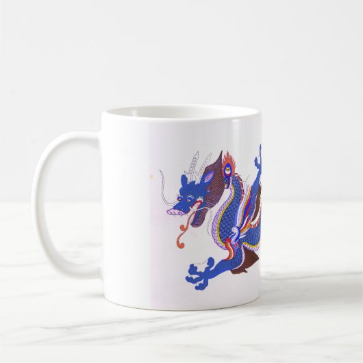 Tasse de design de dragon japonais (Gauche)