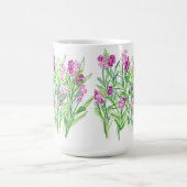 Tasse de design de jardin de fleurs roses (Centre)