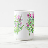 Tasse de design de jardin de fleurs roses (Centre)