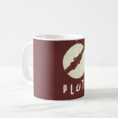Tasse de design spatial de la planète Pluton (Devant gauche)