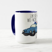Tasse de dessin animé de voiture Wee-Woo drôle (Devant gauche)