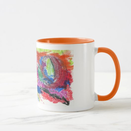 tasse de dessin de lis (Droite)