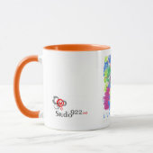 tasse de dessin de lis (Gauche)