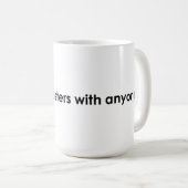 Tasse "de dessous de verre d'entretien" (Devant droit)