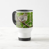 Tasse de deuil de voyage d'oiseau de colombe (Devant gauche)