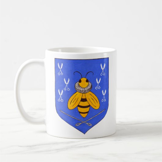 Tasse de deux abeilles de l'EC (Gauche)