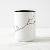 Tasse de deux colombes (Centre)