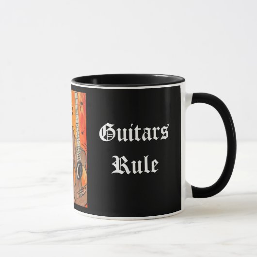 Tasse de deux guitares (Droite)