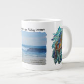 Tasse de deux images, éléphant 20 onces, (Devant droit)