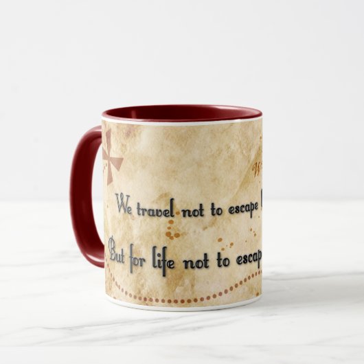 Tasse de devis de voyage (Devant gauche)