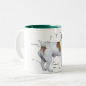 Tasse de diagramme de Jack Russel (Devant gauche)