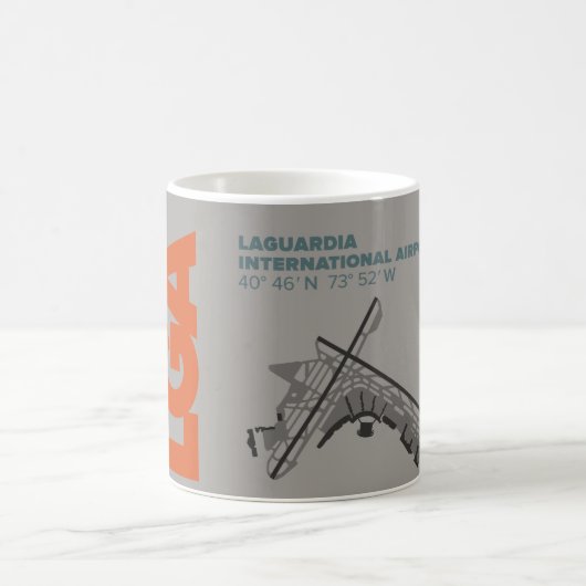 Tasse de diagramme de l'aéroport de LaGuardia (Centre)