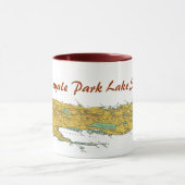 Tasse de diagramme du lac Supérieur de parc de (Centre)