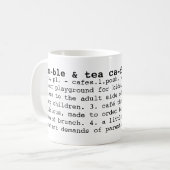 tasse de dictionnaire de dégringolade et de café (Devant gauche)