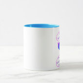 tasse de Dieu de 15 onces, équilibre bleu (Centre)
