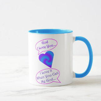 tasse de Dieu de 15 onces, équilibre bleu