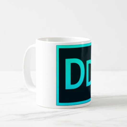 tasse de DigiDuncan d'Adobe-style (Devant gauche)