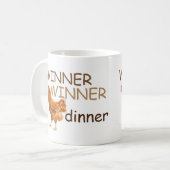 Tasse de dîner de poulet de gagnant de gagnant (Devant gauche)