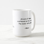 Tasse de dingue de Haiku (Devant droit)