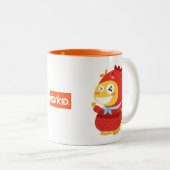 Tasse de Dino de coq de VIPKID (Devant droit)