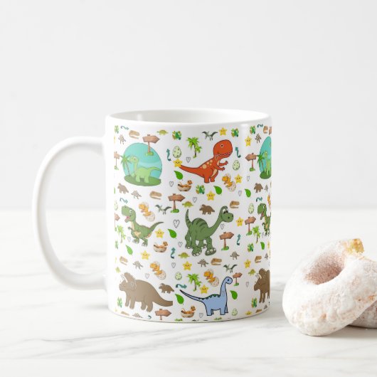 Tasse de dinosaure (Avec donut)