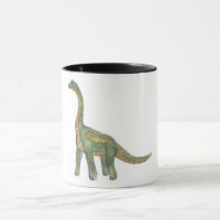 Tasse de dinosaure de brontosaure