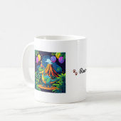 Tasse de dinosaure éditable 'Hurler plus, s'inquié (Devant gauche)