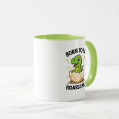 Tasse de dinosaure née pour être formidable (Devant droit)