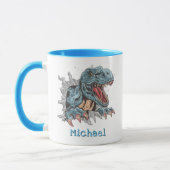 Tasse de dinosaure T-Rex personnalisée (Gauche)