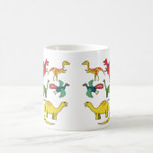 tasse de dinosaure, types de dinosaure, cadeau de (Centre)